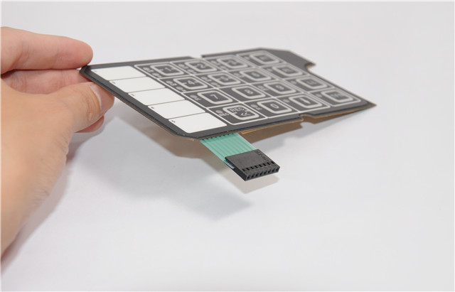 PC防水薄膜開(kāi)關(guān)-薄膜式按鍵-薄膜數(shù)字按鍵面貼